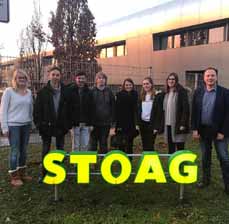 Bild: Vertreterinnen und Vertreter des Jugendparlamentes zu Gast bei der STOAG. (Foto: STOAG) 